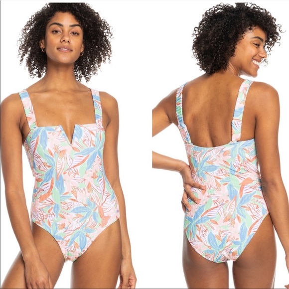 ROXY Love Rib The Coco One Piece Swimsuit S - Picture 1 of 12